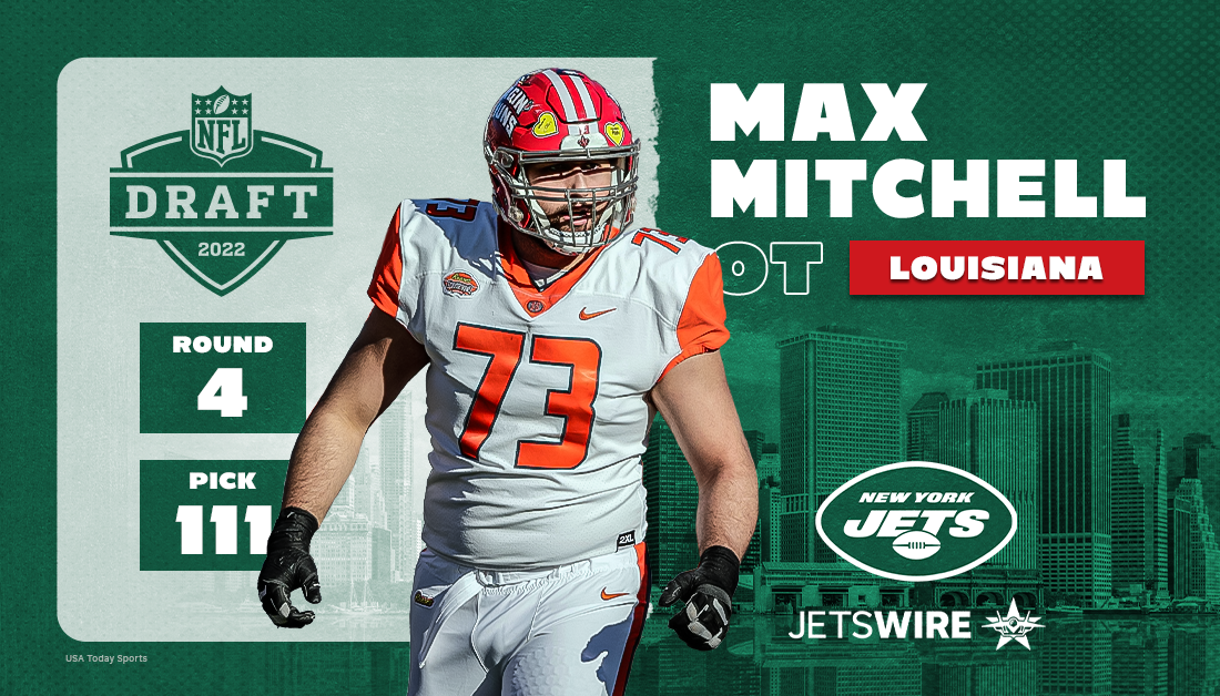 Jets officially sign 4th-round rookie Max Mitchell