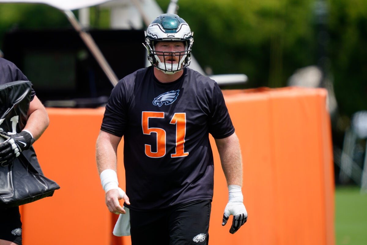 Eagles entire 2022 NFL draft class signed after agreeing to rookie deal with Cam Jurgens