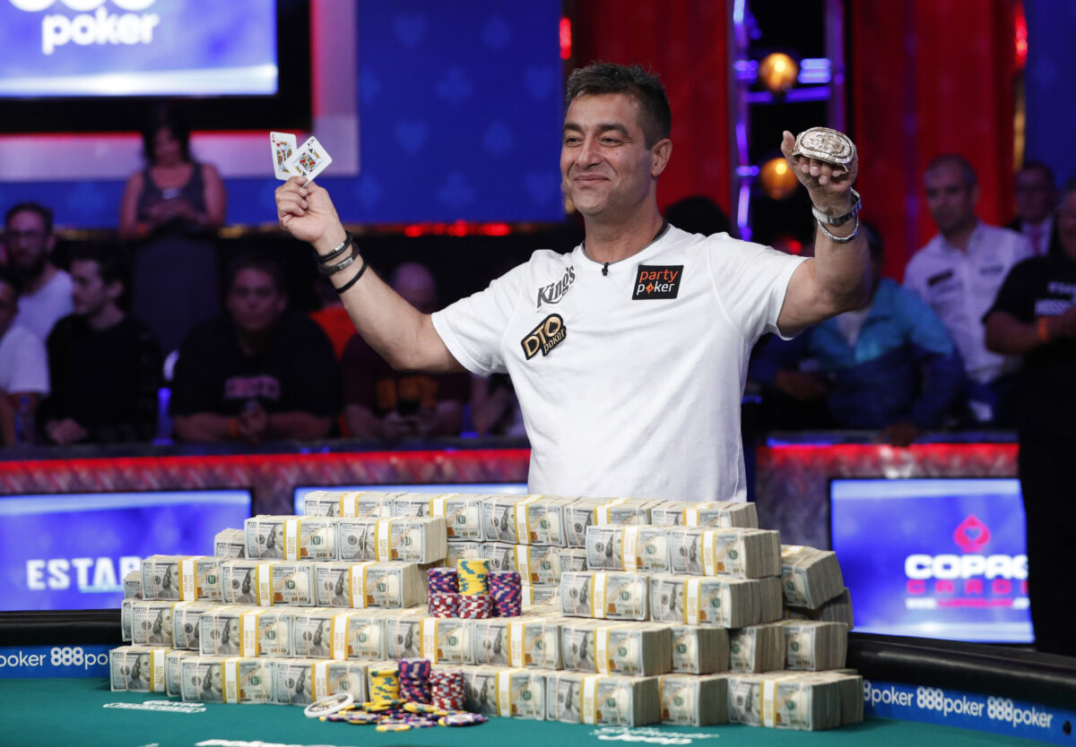 Here’s how much the winners of the World Series of Poker Main Event make