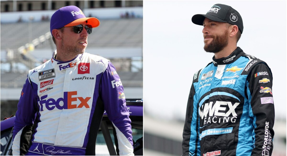 Ross Chastain on his ongoing NASCAR feud with Denny Hamlin after Pocono wreck: ‘I had that one coming’