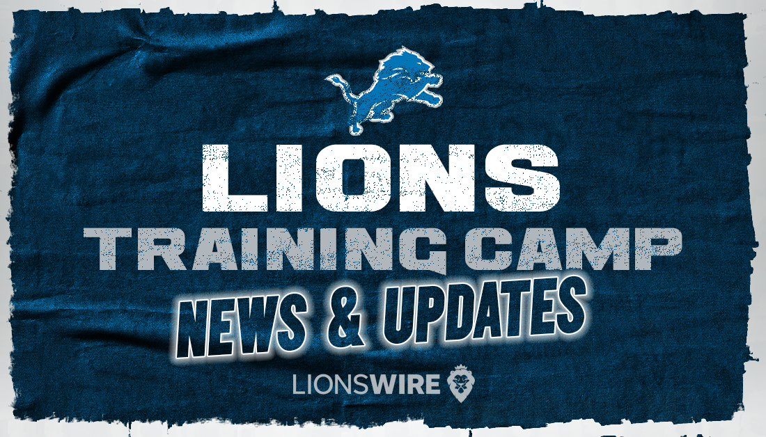 Lions training camp notebook: Day 3 notes and observations