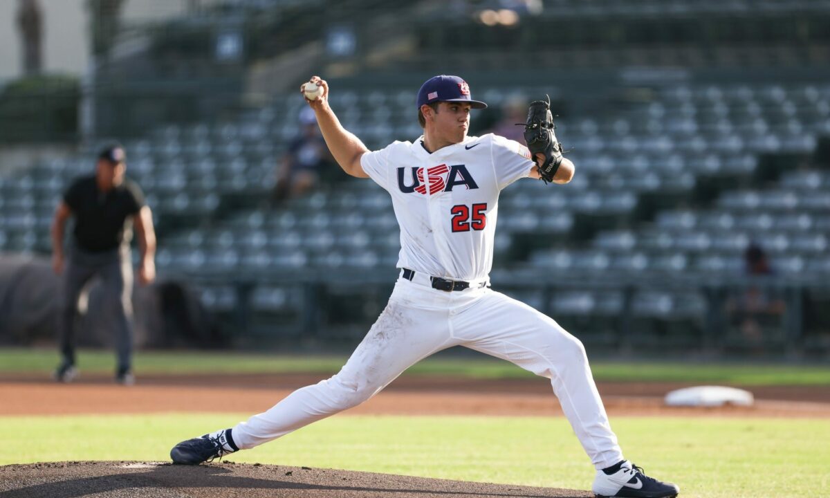 Big-time pitching prospect ‘super excited’ to be a Tiger, talks decision to flip from Michigan