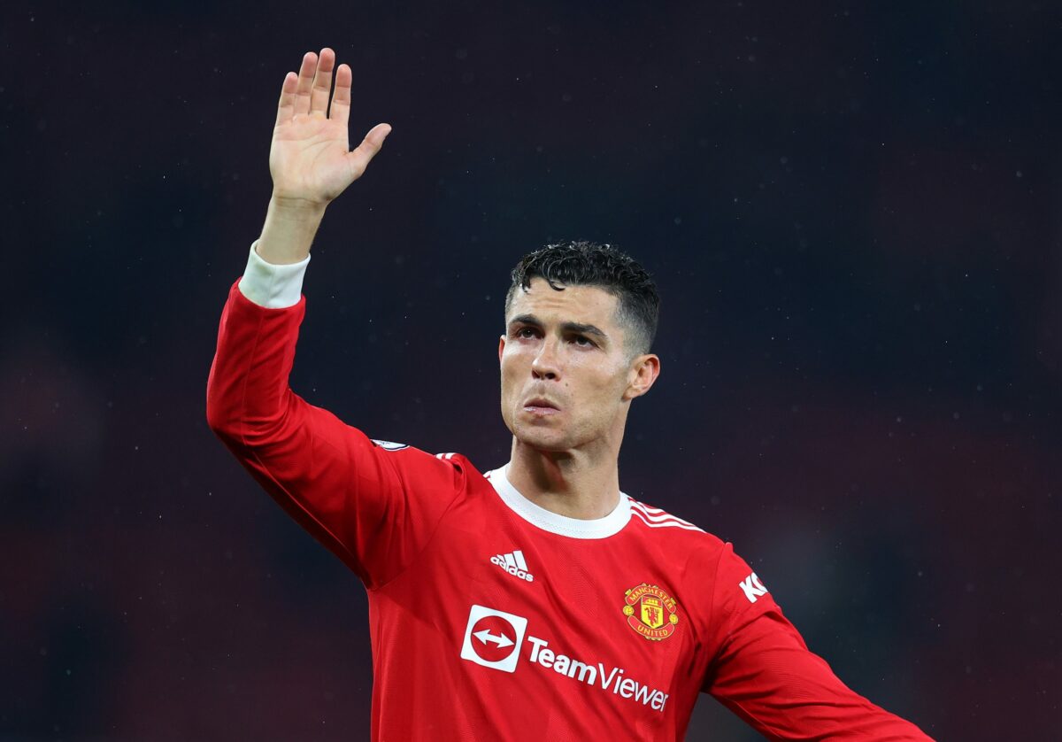 Cristiano Ronaldo looking at Manchester United exit