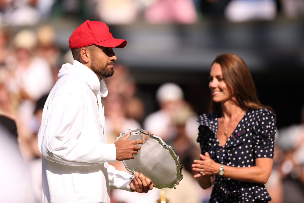 Nick Kyrgios broke a Wimbledon fashion rule after losing to Novak Djokovic and fans had mixed emotions