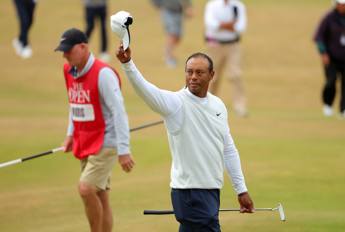 Uncertain about his future, Tiger Woods said ovation at The Open ‘got to me’