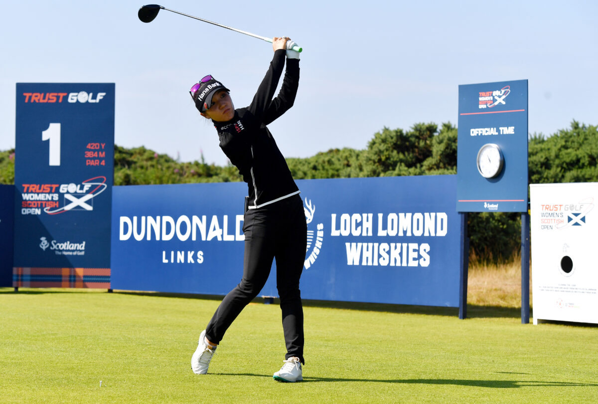 Lydia Ko takes two-shot lead at Women’s Scottish Open after second straight 65 at Dundonald Links
