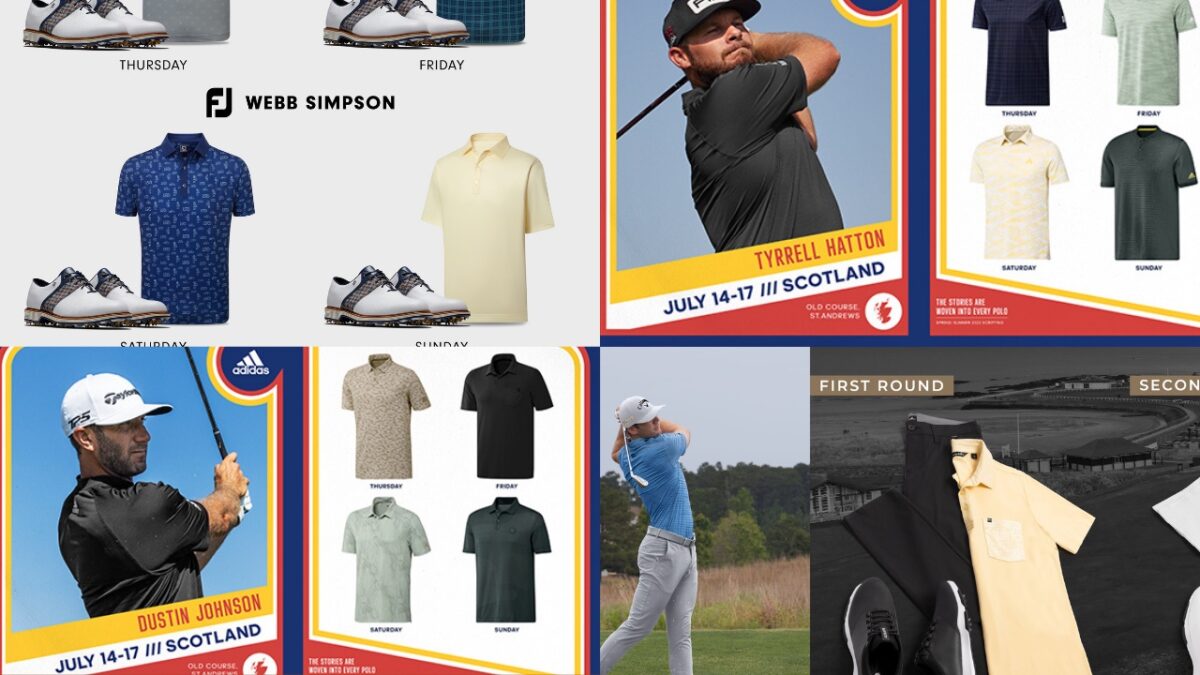 Here’s what your favorite players are wearing at the 2022 Open Championship at St. Andrews