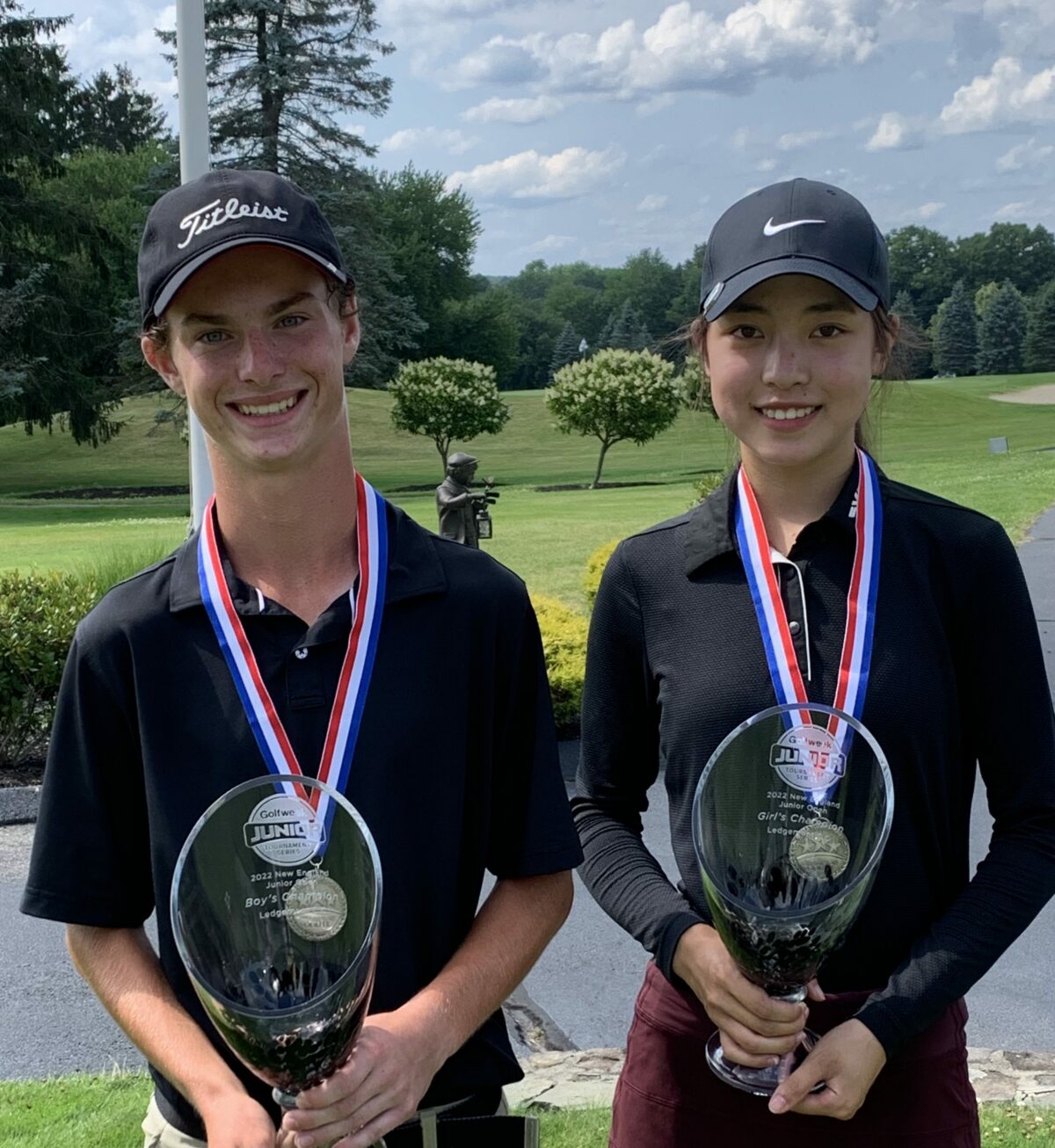 Carson Erick, Grace Huang win at the 2022 Golfweek New England Junior Open