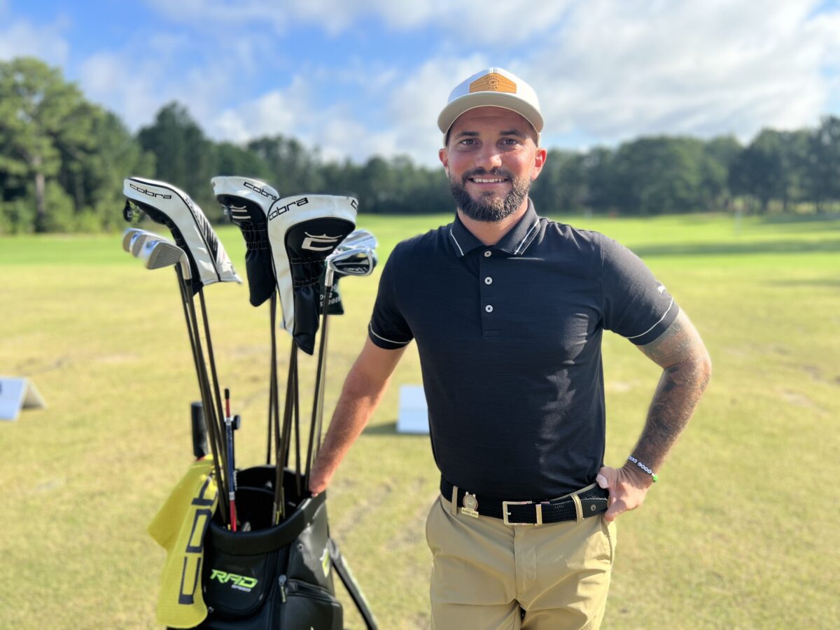 How Brandon Canesi, the ‘world’s best no-handed golfer,’ is inspiring others to pick up a club at U.S. Adaptive Open