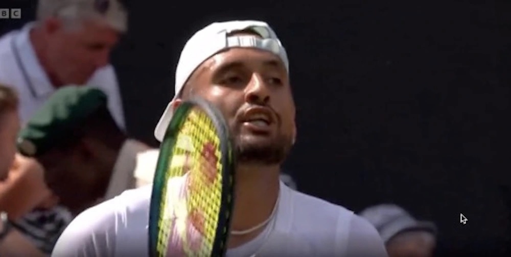 Nick Kyrgios estaba furioso en la final de Wimbledon por una fan que había tomado ‘700 tragos’