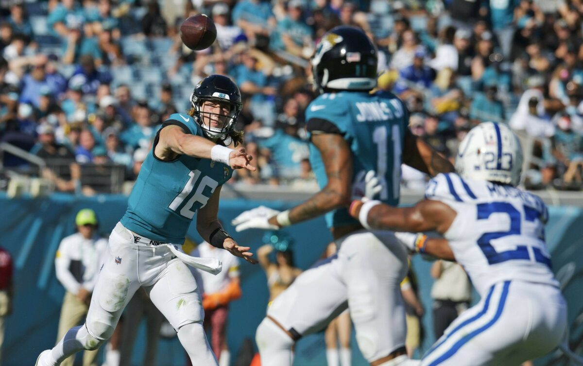Jags QB coach seeing improvement from Lawrence