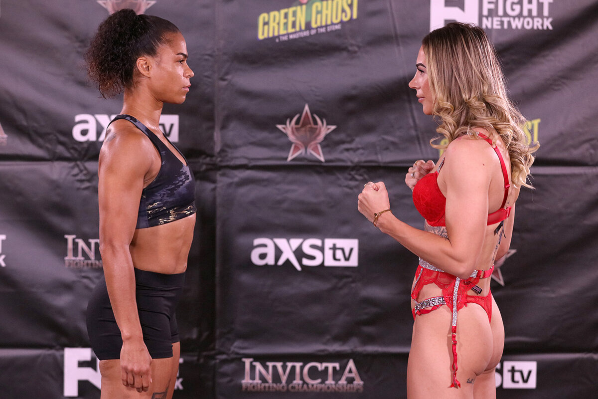 Photos: Invicta FC 48 official weigh-ins and faceoffs