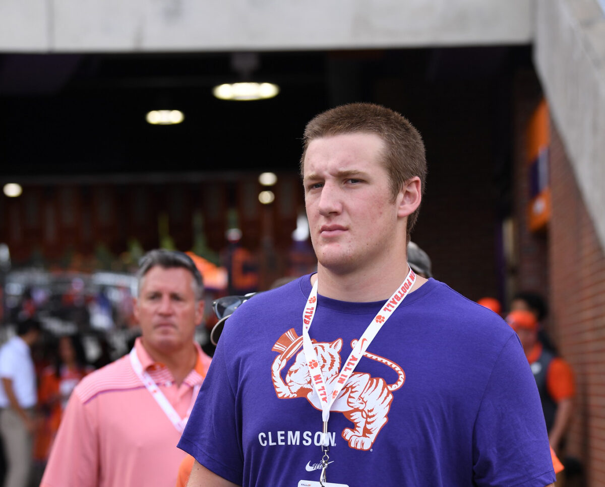 Freshman OL glad he came to Clemson early to ‘lay down a foundation’
