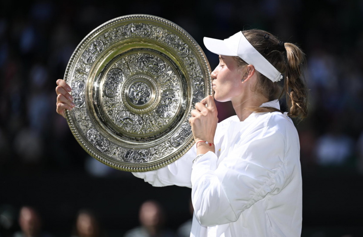 Watch the glorious moment Elena Rybakina became the youngest Wimbledon champ in more than a decade