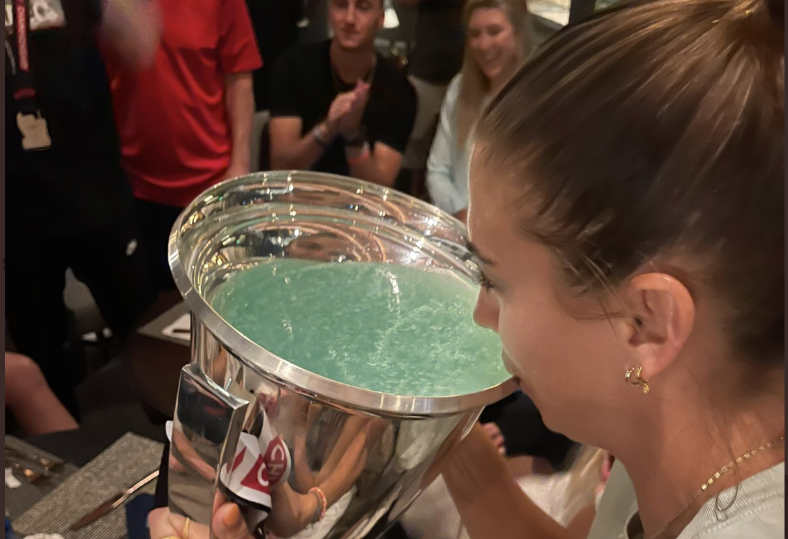The USWNT fit an ‘estimated 20 margaritas’ in the CONCACAF W Championship trophy