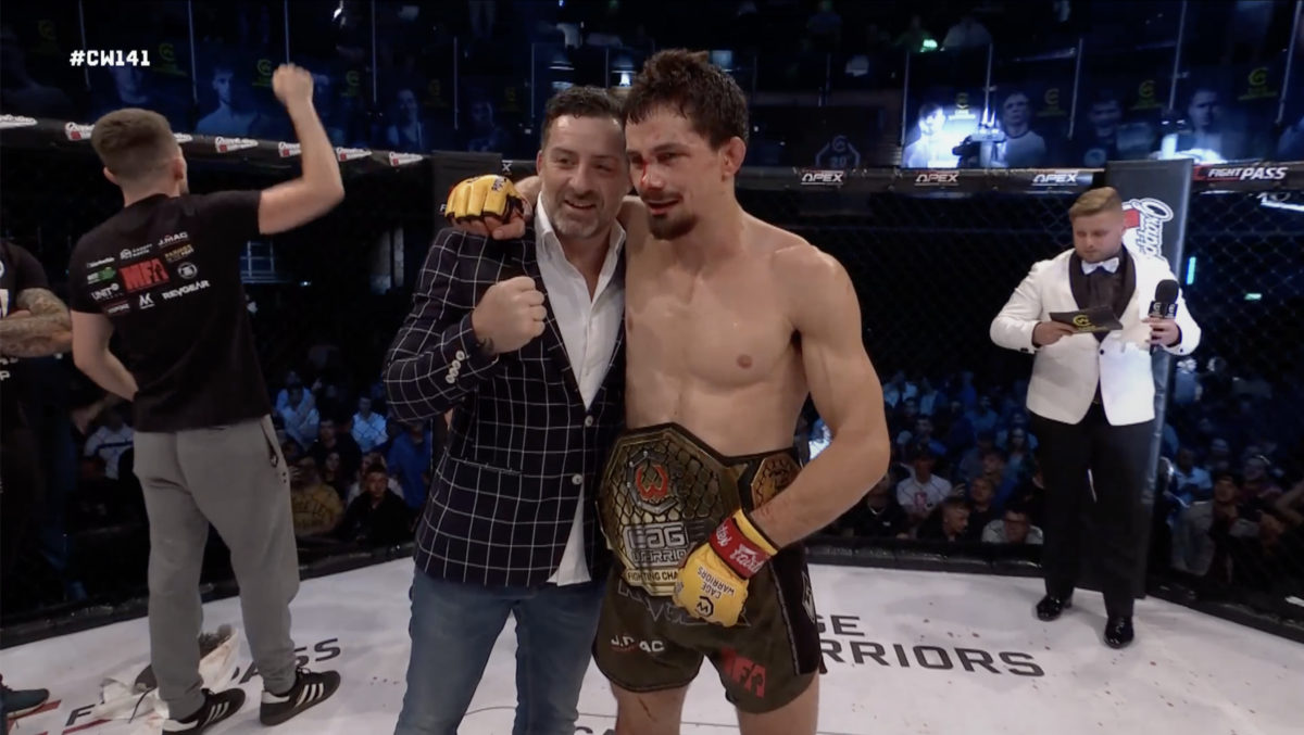 Cage Warriors 141 results: George Hardwick crumples Kyle Driscoll with slick body punch to win vacant title