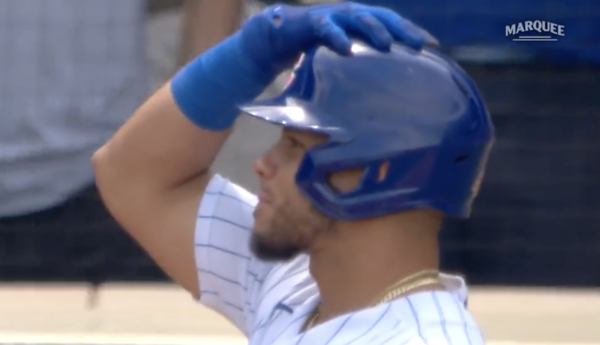 Willson Contreras took in emotional standing ovation in potentially his final Wrigley Field home game