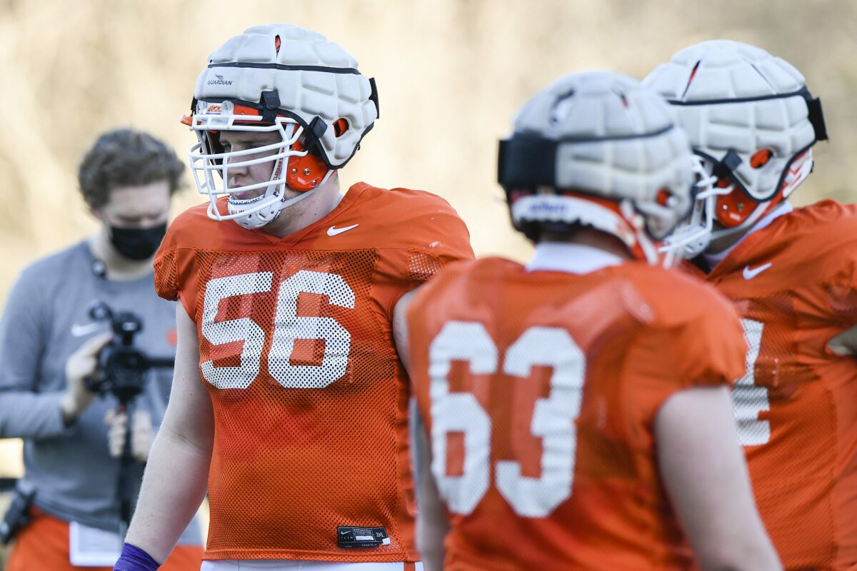 Nothing has changed with this plan along Clemson’s offensive line