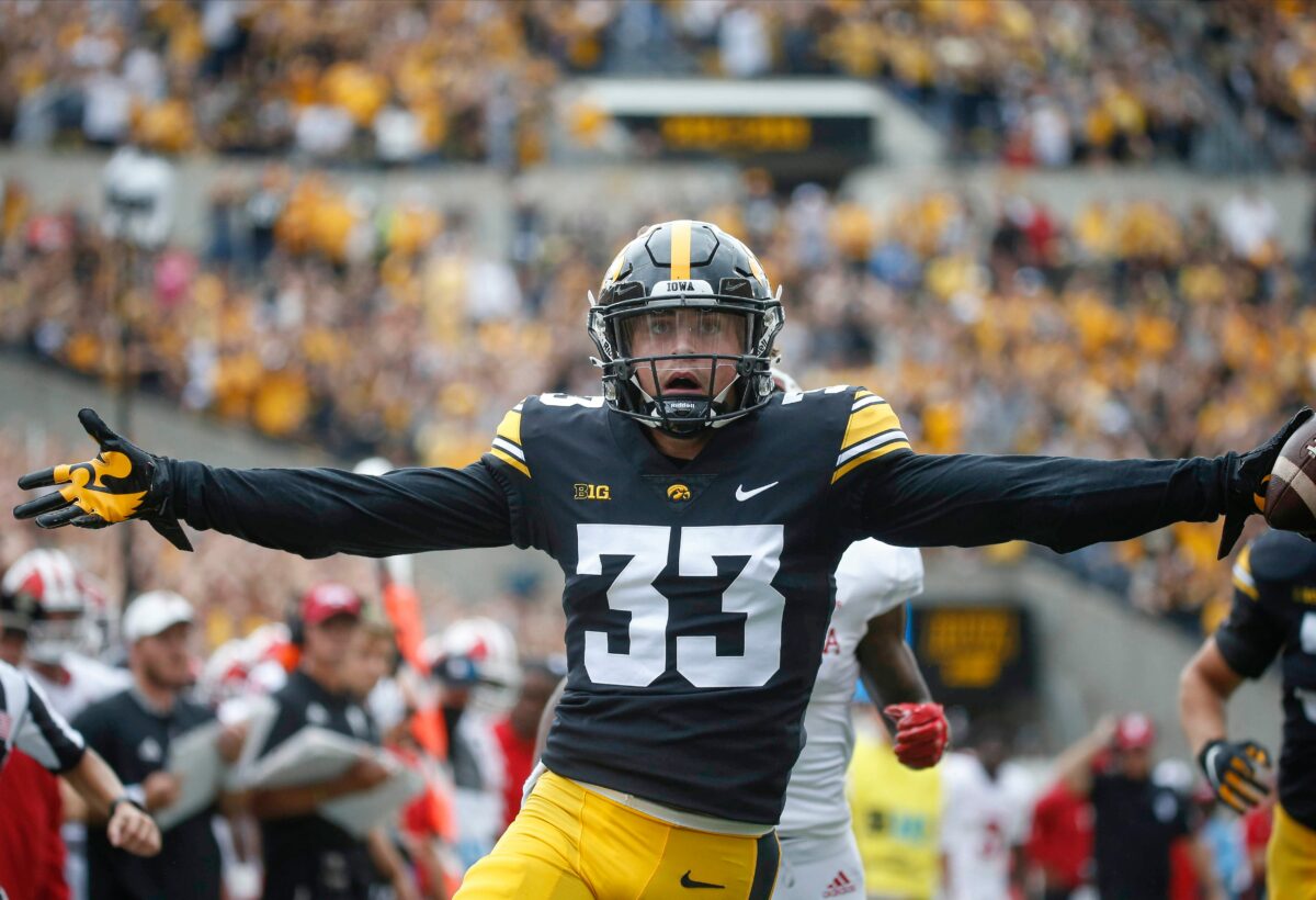 Iowa’s Jack Campbell, Riley Moss named to the 2022 Nagurski Trophy watch list