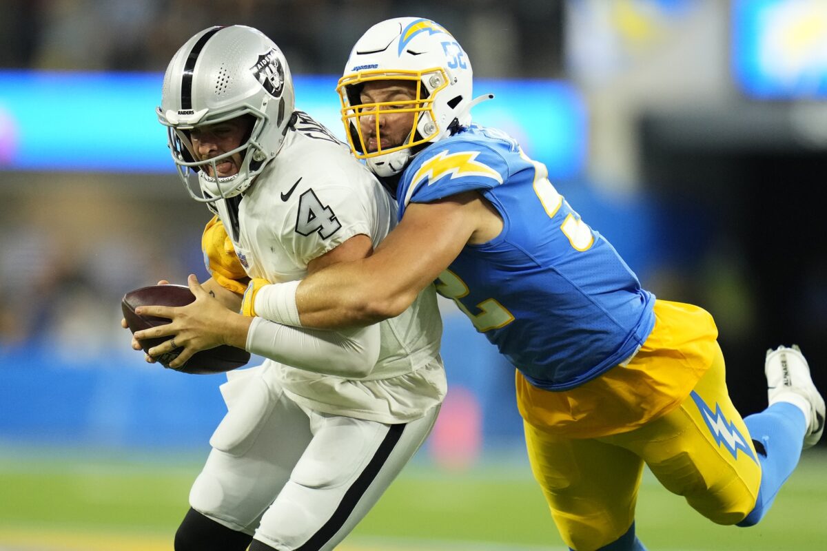 Raiders pass rusher Kyler Fackrell placed on injured reserve