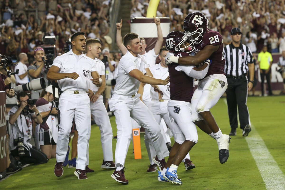 Report: Charges against Aggies WR Ainias Smith have been dropped