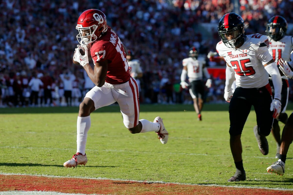 Sooners wide receiver Marvin Mims named to 2022 Biletnikoff Award watch list