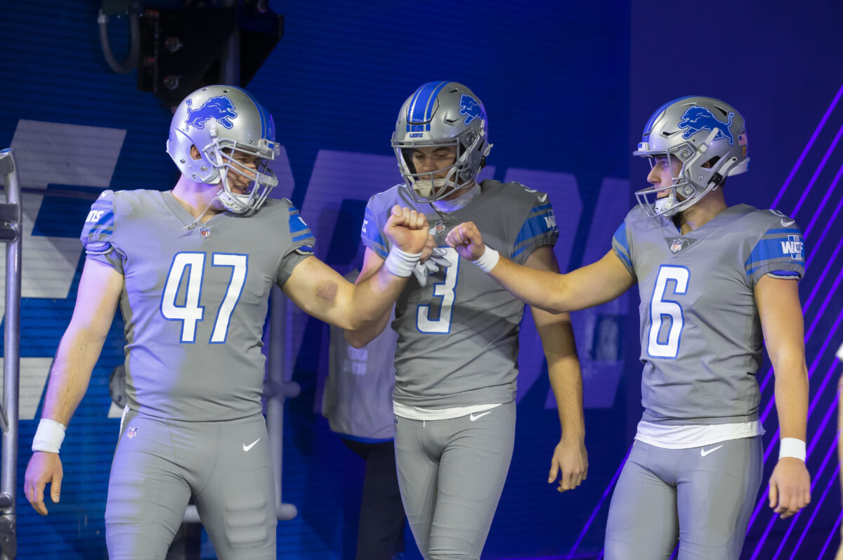 The Lions have the cheapest group of specialists in the NFL in 2022
