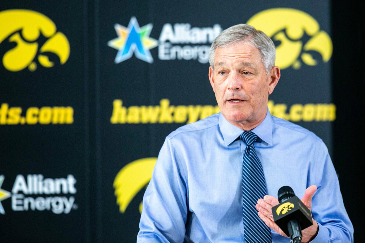 Iowa was the least active Big Ten team in the transfer portal for good reason