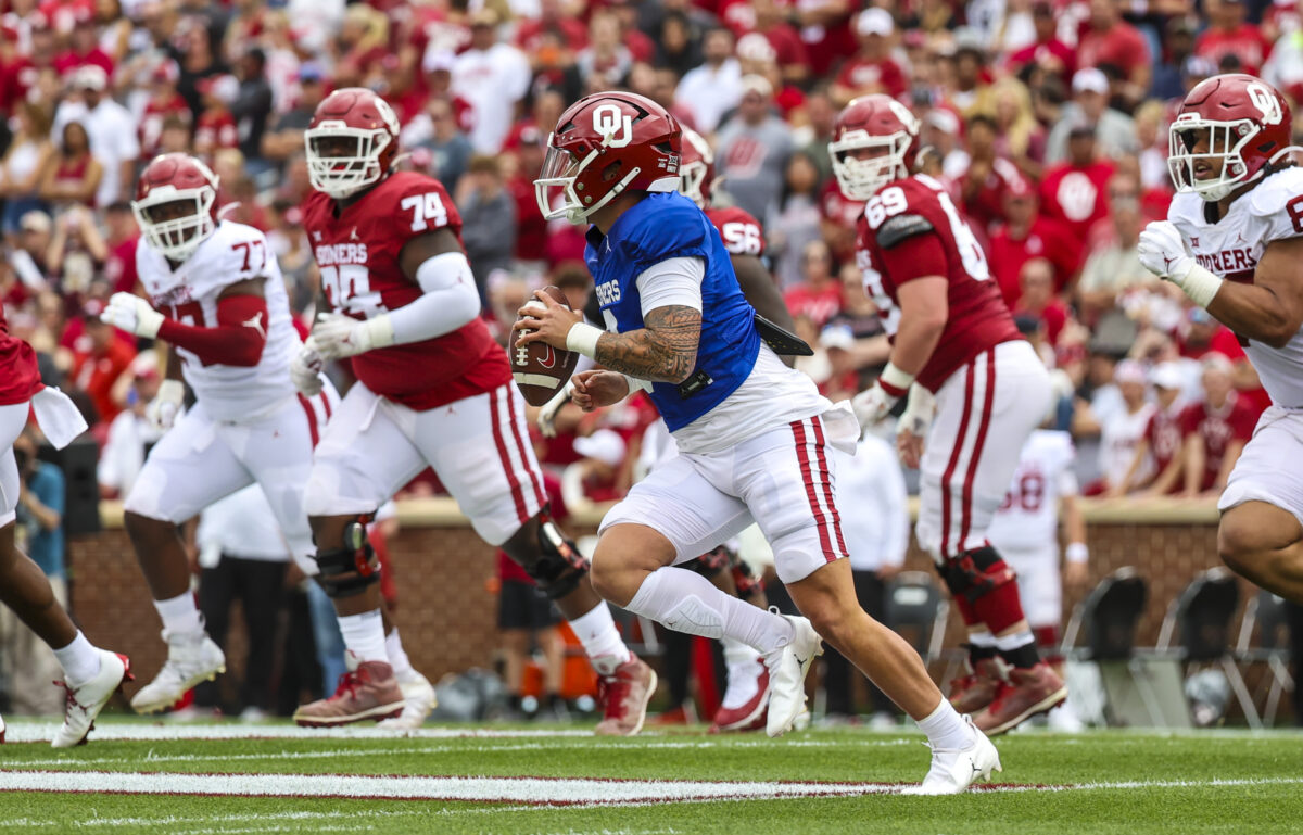 Oklahoma quarterback Dillon Gabriel named to Walter Camp Player of the Year award watch list