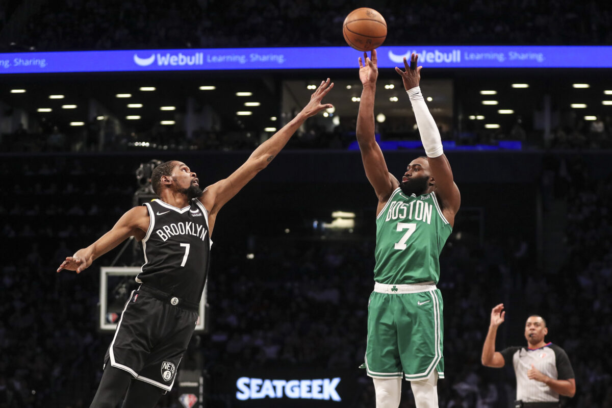 Nets and Celtics rumors: Kevin Durant, Kyrie Irving, Jaylen Brown, Marcus Smart, Grant Williams