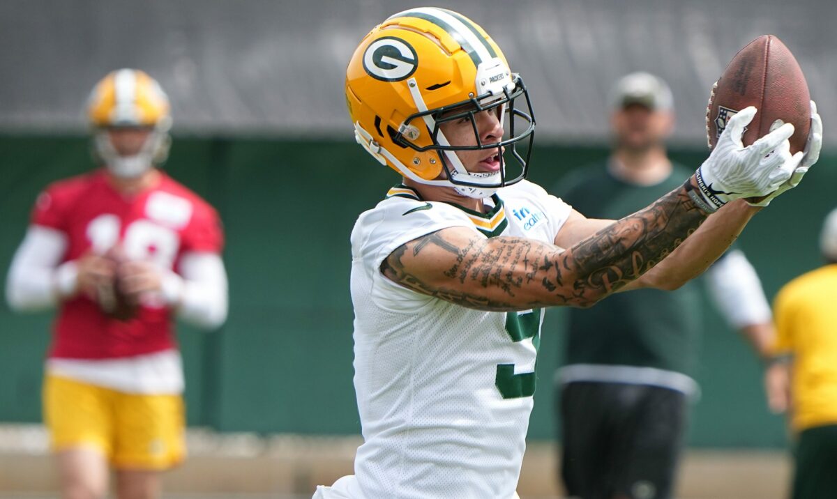 Packers WR Christian Watson had minor knee surgery in June