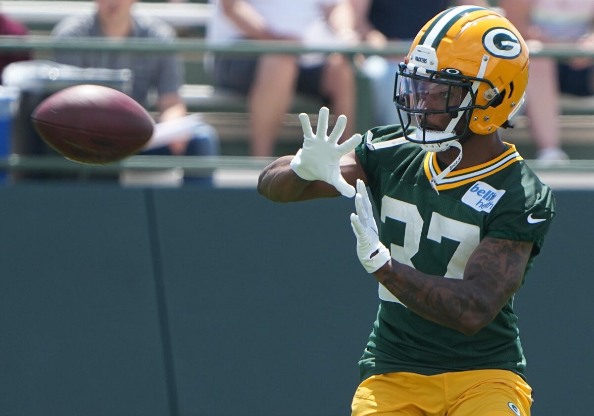 Packers’ Rico Gafford ‘more comfortable’ after switch back to cornerback