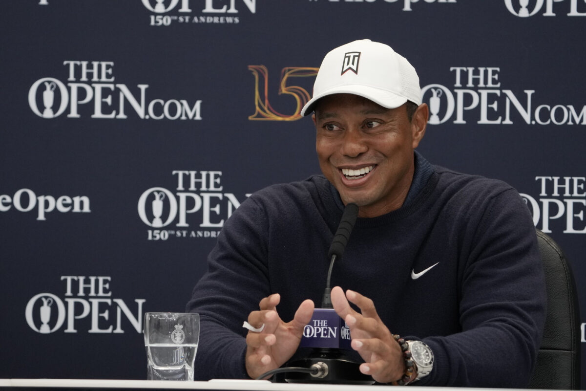 After robust practice round schedule, Tiger Woods will take it easy ahead of start of 150th Open Championship