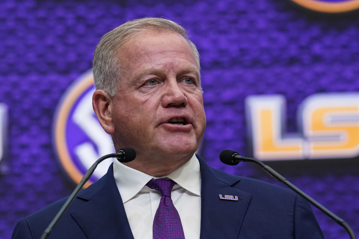 What Brian Kelly said will be different about LSU’s season opener this year