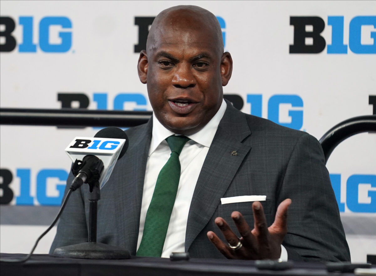 WATCH: Michigan State head coach Mel Tucker at Big Ten Media Days