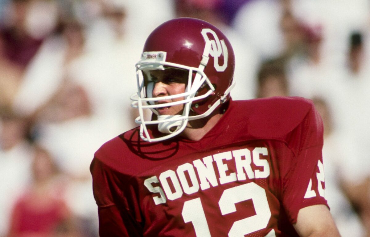 Oklahoma Sooners football helmets through the years