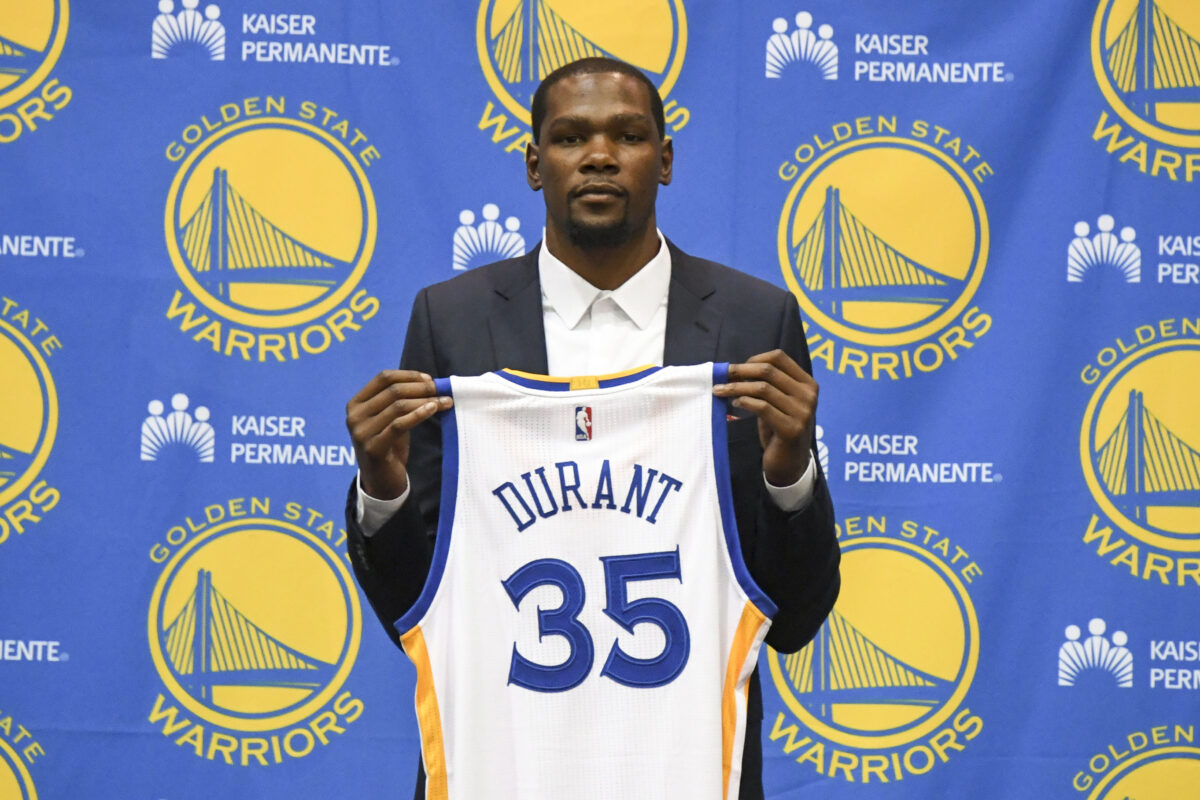 On this day: Kevin Durant leaves the Thunder and signs with the Warriors