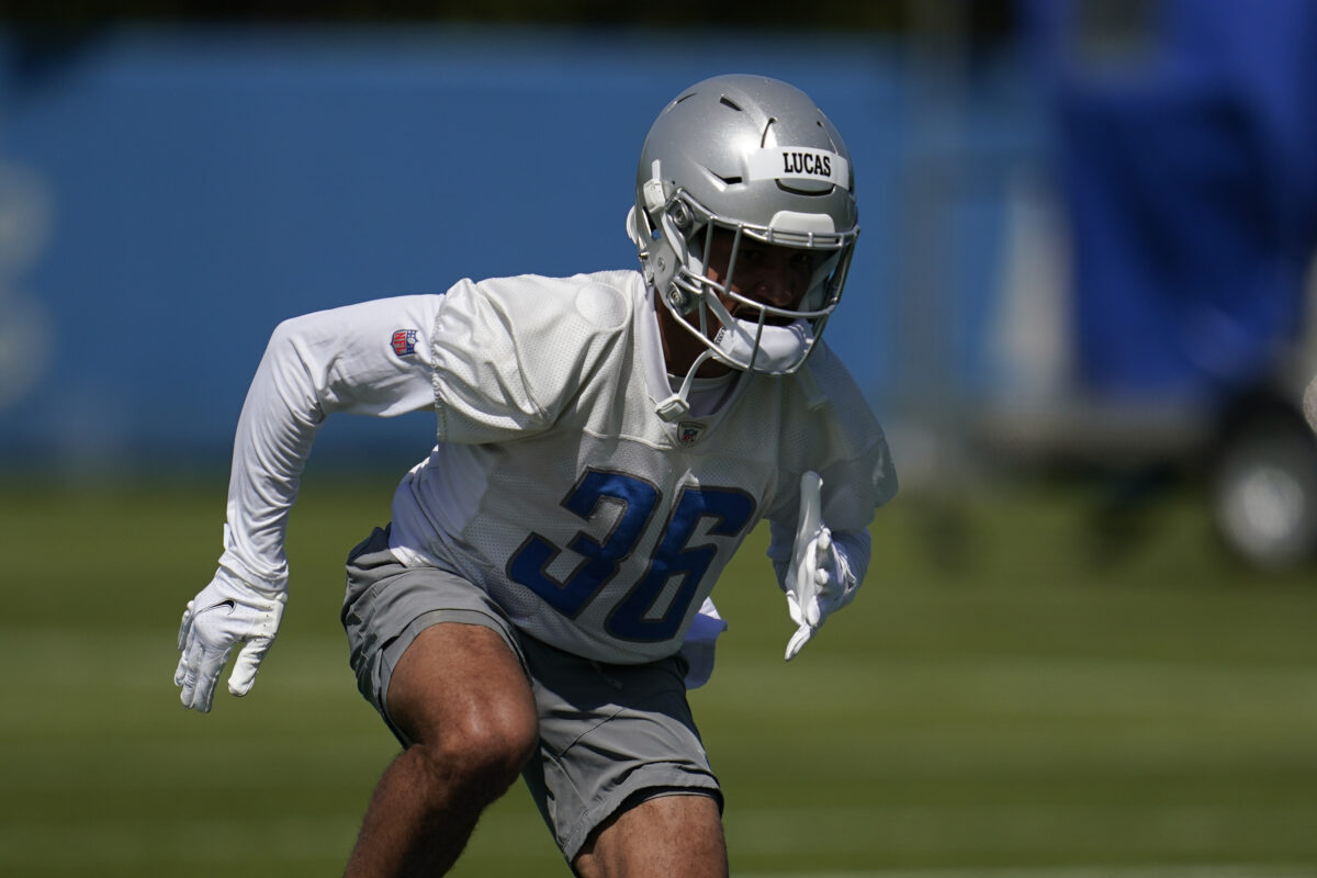 Rookie CB Chase Lucas earns praise from Dan Campbell