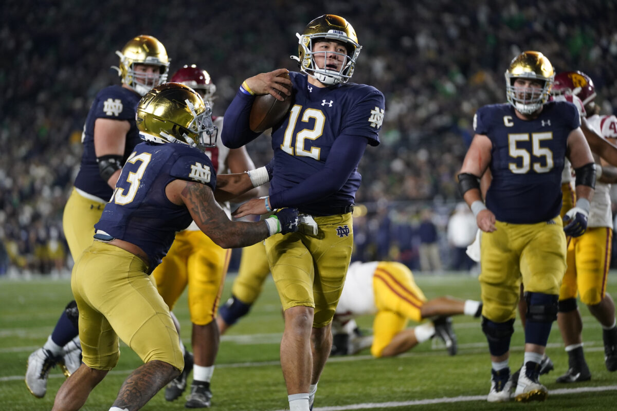 Is any Notre Dame quarterback on Pro Football Focus’ top 50 list?