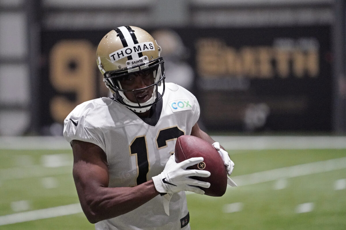Michael Thomas activated from Saints PUP list, already busy in practice