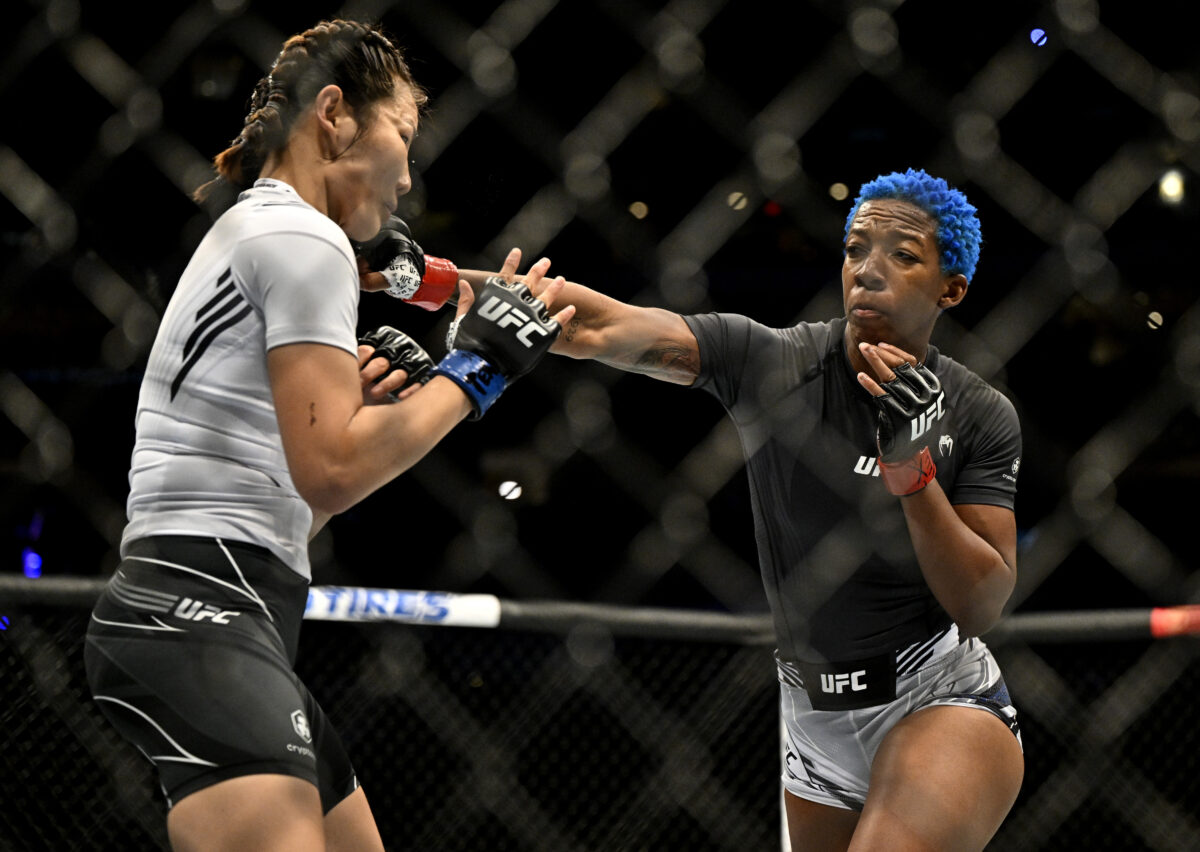 Joselyne Edwards def. Ji Yeon Kim at UFC 277: Best photos