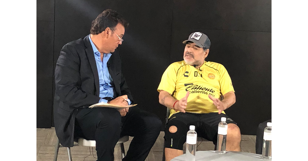 La vez que Faitelson pagó 10 mil dólares para entrevistar a Maradona