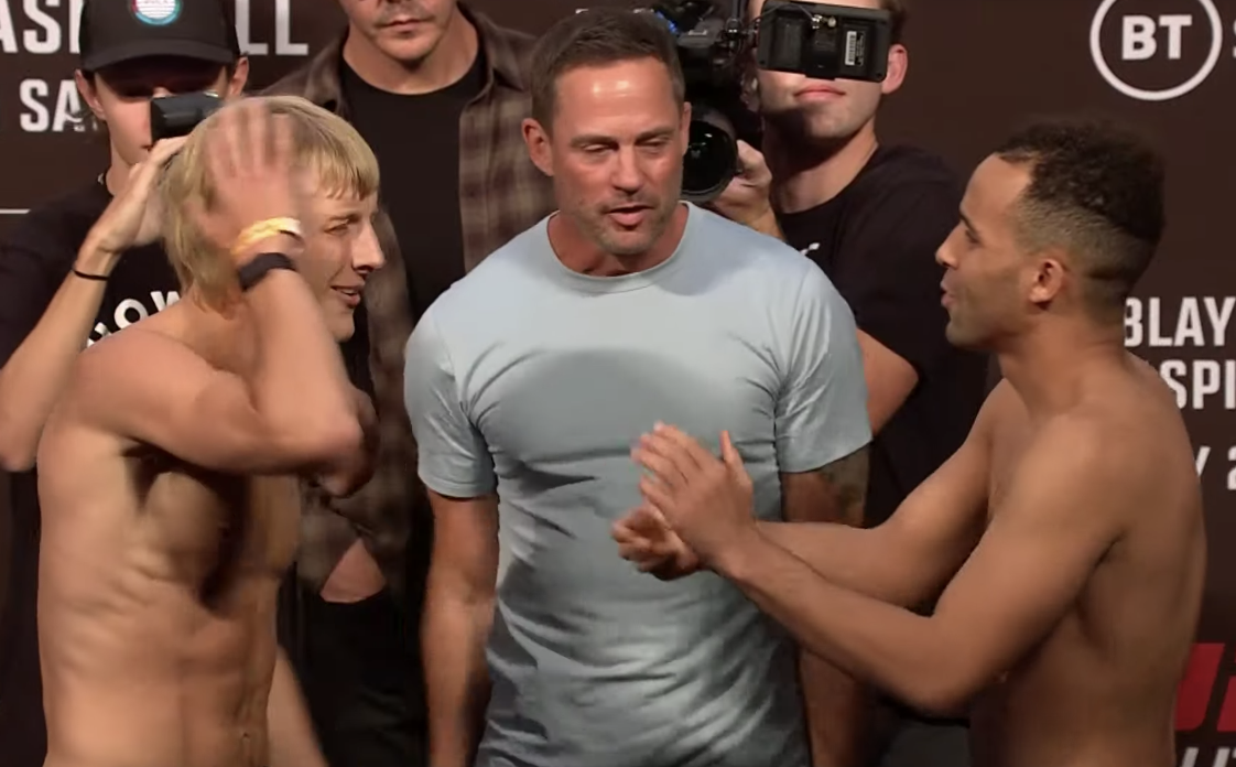 UFC Fight Night 208 video: Paddy Pimblett clowns Jordan Leavitt, rejects handshake at final faceoff