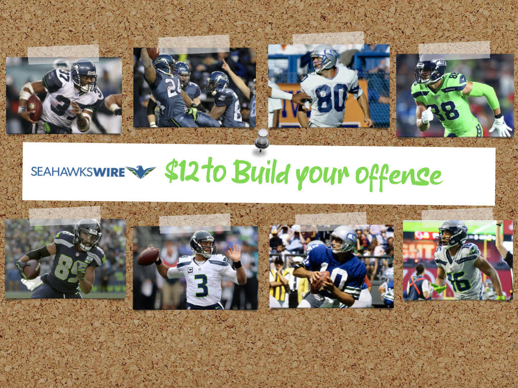 Seahawks: Build your best all-time offense with $12