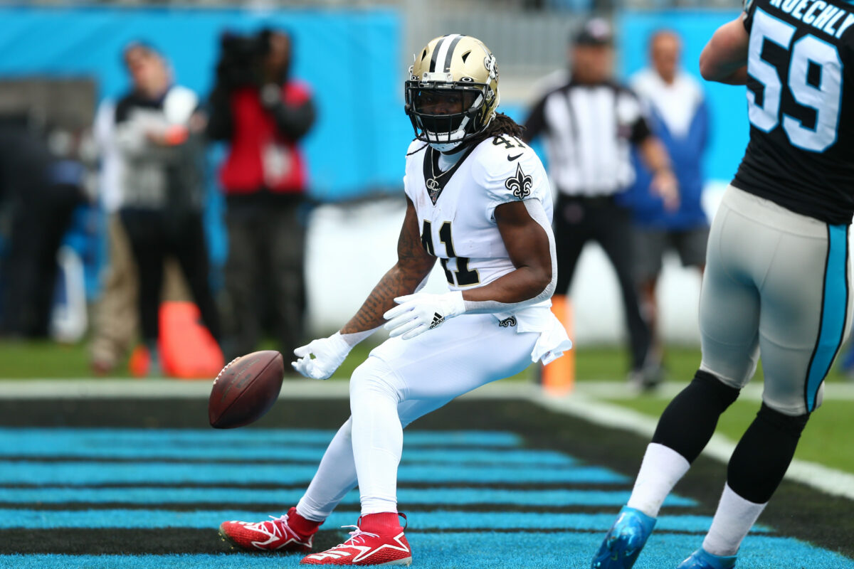 Top-10 RB Alvin Kamara closing in on Saints’ all-time touchdowns record