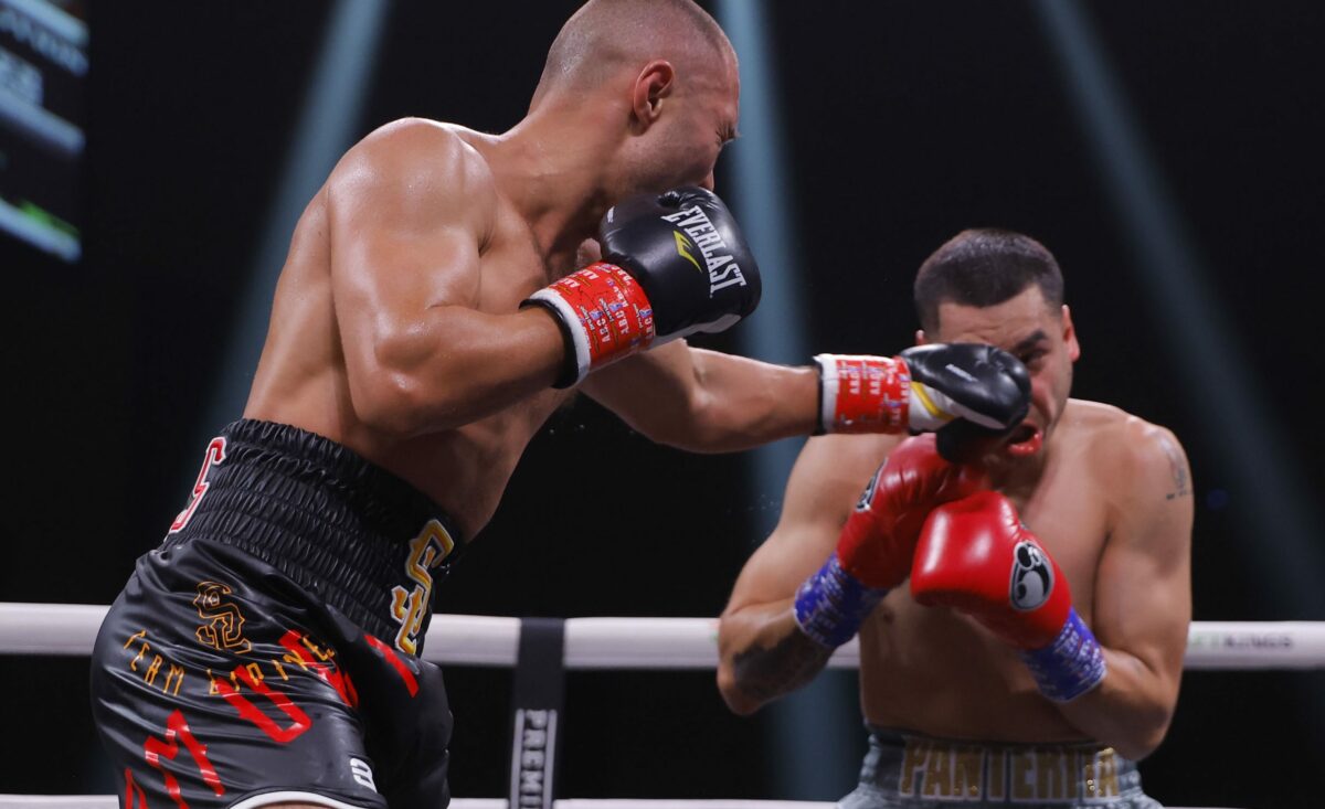 Sergey Lipinets batters, stops overmatched Omar Figueroa Jr. after eight rounds