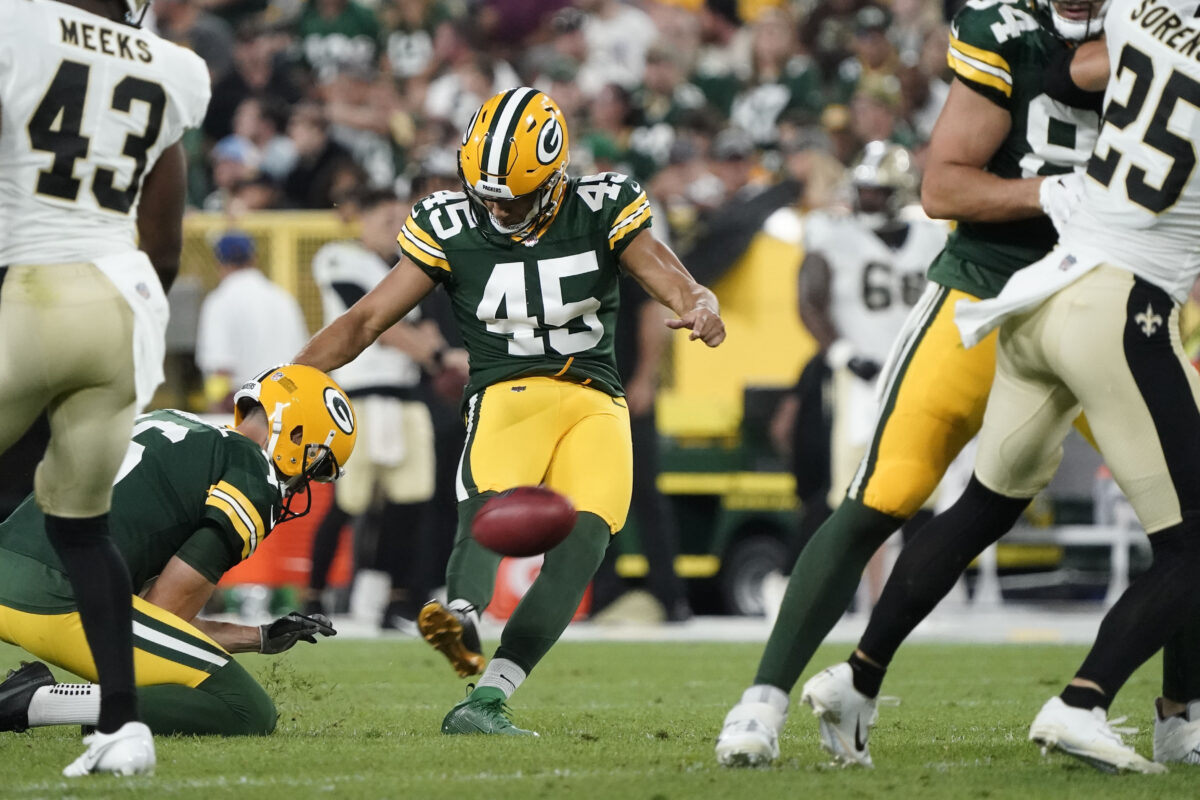 Packers signing kicker Ramiz Ahmed to practice squad