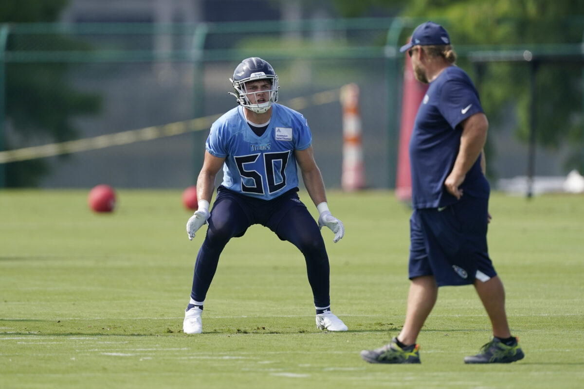 Titans’ Jack Gibbens earns praise and a nickname from Mike Vrabel