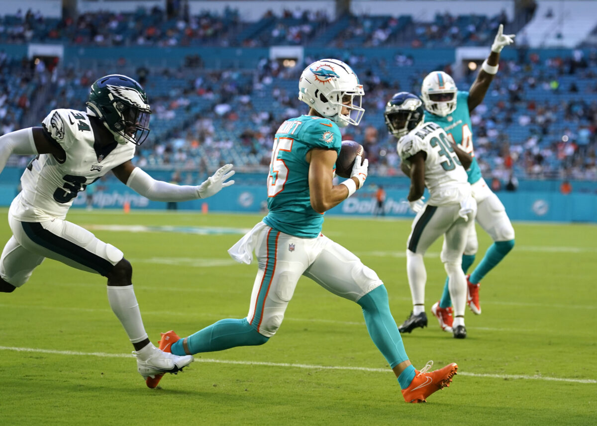 Dolphins to cut WR River Cracraft