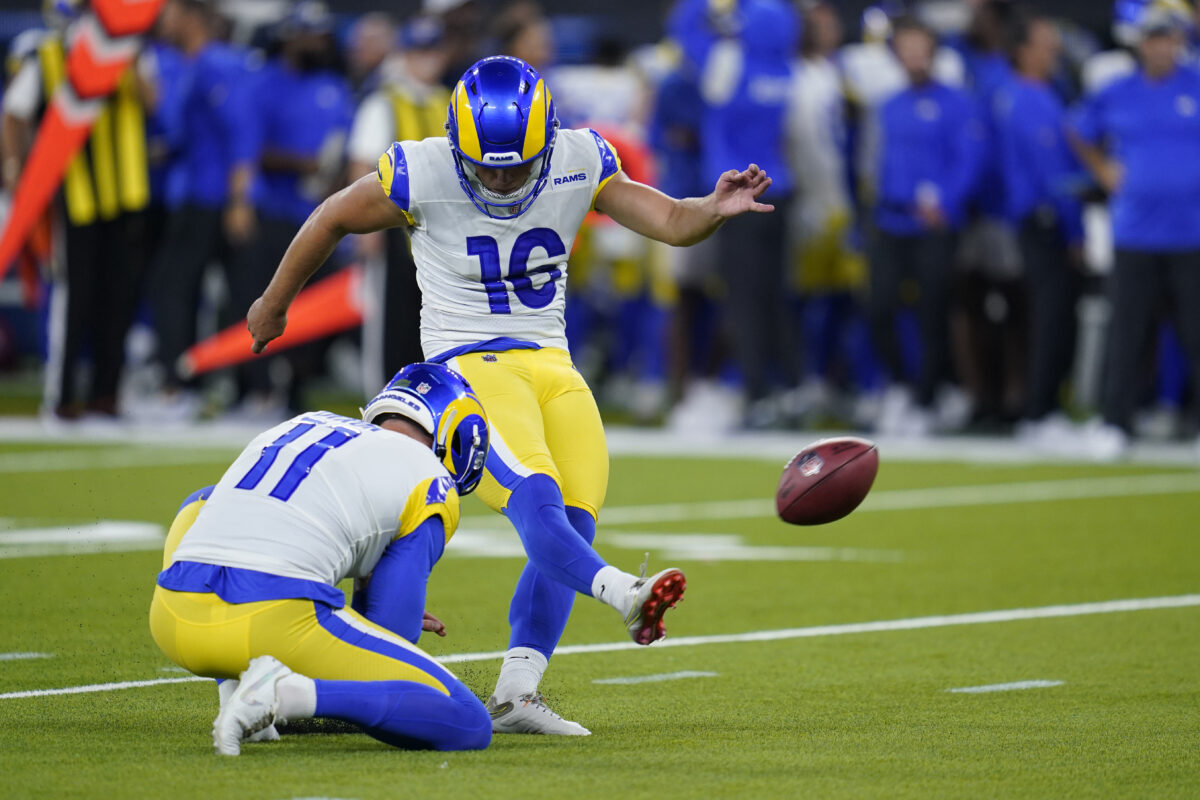 Rams waive Cameron Dicker, 4 others in first round of roster cuts